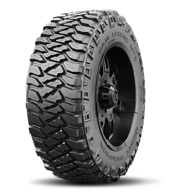 Lt295/70R18 129/126P Baja Legend MTZ The Baja Legend MTZ is built on the legacy of a legendary and proven construction design. The tread design Variable draft angles and stone ejectors help to reduce stone retention.