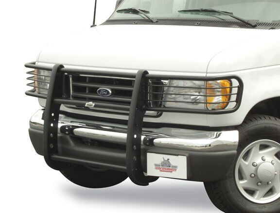 3000 Series StepGuard with Brush Guards Black Powder Coat 2003-2005 Ford E-350 Club Wagon 2003-2007 Ford E-150/E-250/E-350 Super Duty Go Rhino