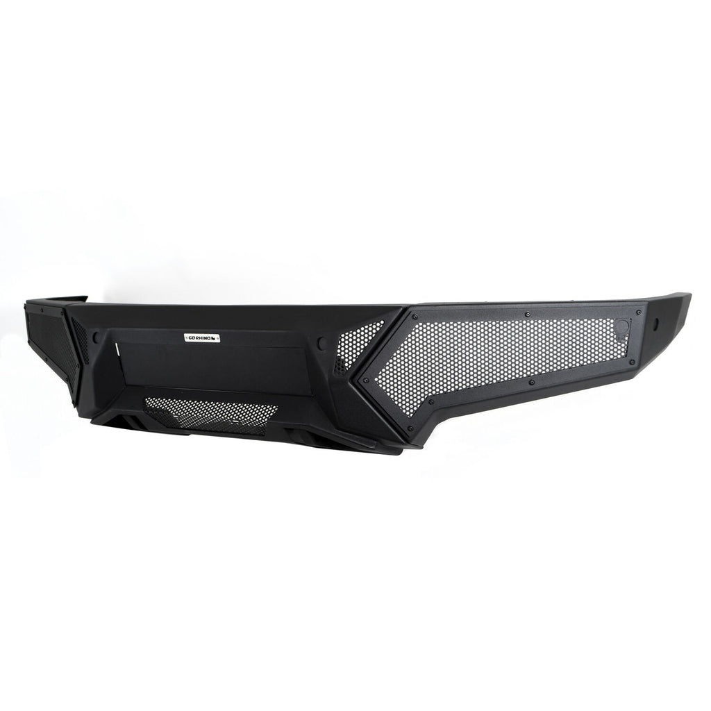 Element Front Bumper with Power Actuated Hide Away Light Bar Mount Textured Black 2019-2024 Ram 1500 Go Rhino