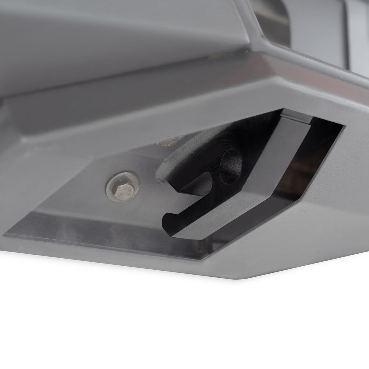 Element Front Bumper with Power Actuated Hide Away Light Bar Mount Textured Black 2019-2024 Ram 1500 Go Rhino