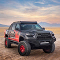Element Front Bumper with Power Actuated Hide Away Light Bar Mount Textured Black 2016-2023 Toyota Tacoma Go Rhino