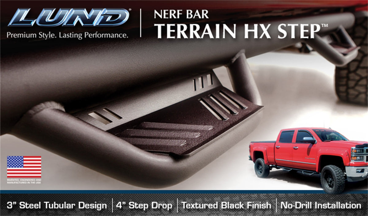 Terrain HX Step Black 2015-2018 Ram 1500 Crew Cab Lund
