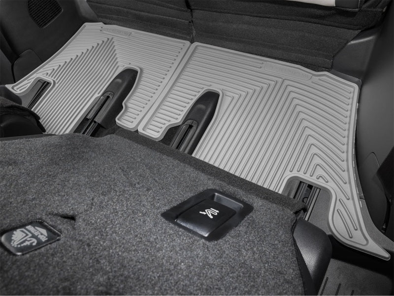 WeatherTech 24-26 Lexus TX 2nd Row Rear All-Weather Floor Mats - Grey