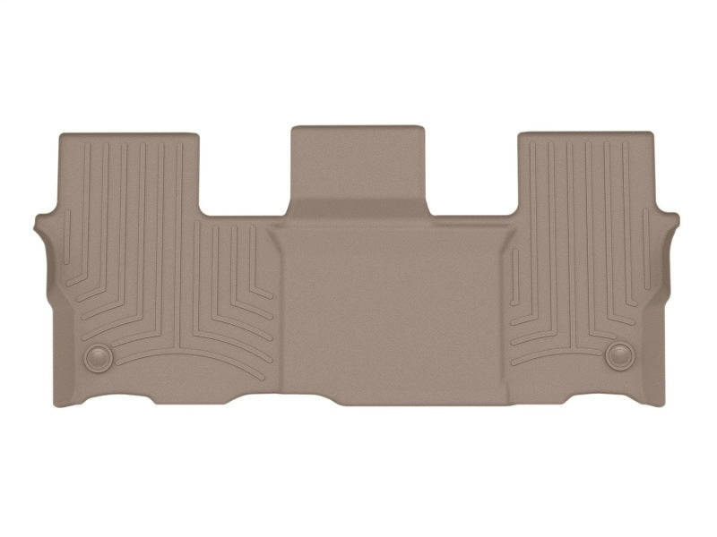 WeatherTech 22-23 Jeep Grand Wagoneer/Wagoneer Rear 3rd Row Rubber Mats - Tan (8 Passenger)