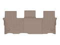 WeatherTech 22-23 Jeep Grand Wagoneer/Wagoneer Rear 3rd Row Rubber Mats - Tan (8 Passenger)