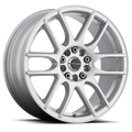 Raceline 141S Mystique 18x7.5in / 5x108/5x114.3 BP / 42mm Offset / 72.62mm Bore - Gloss Silver Wheel