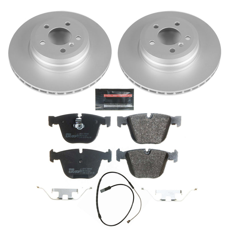 Power Stop 16-18 BMW X5 Rear Euro-Stop Brake Kit