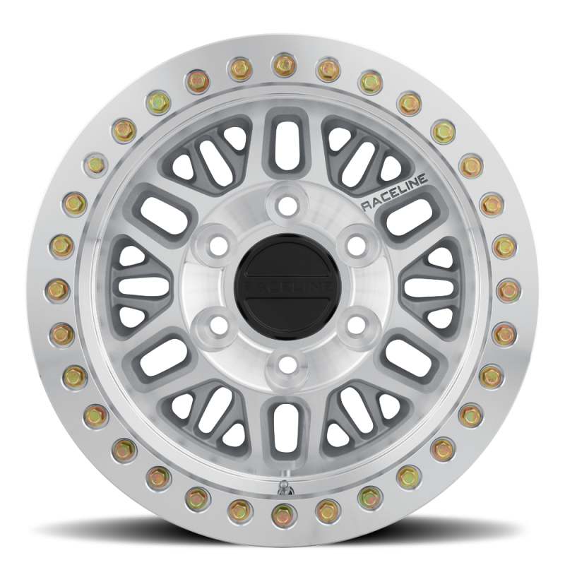 Raceline RT951M Ryno 17x9in / 8x170 BP / -38mm Offset / 130.8mm Bore - Machined Beadlock Wheel