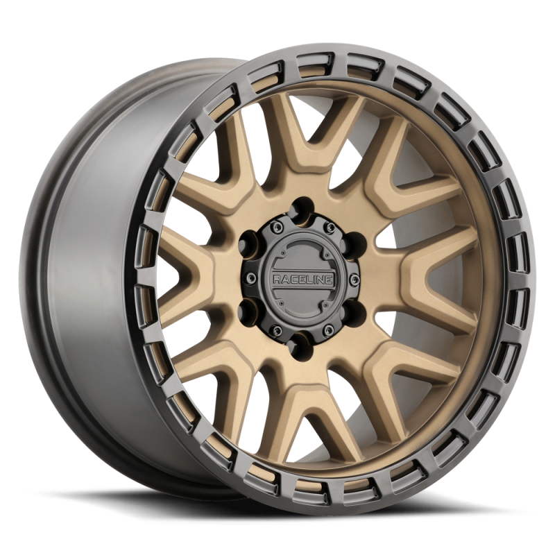 Raceline 953BZ Krank 18x9in / 6X135 BP / 18mm Offset / 87.1mm Bore - Bronze