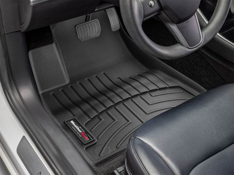 WeatherTech 17+ Tesla Model 3 Front FloorLiner - Black