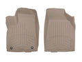 WeatherTech 14-19 Toyota Highlander Front FloorLiner HP - Tan
