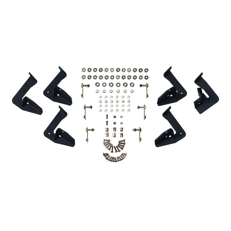 Westin 09-14 Ford F-150 Supercrew HDX Stainless Drop Nerf Step Bars - Tex. Blk