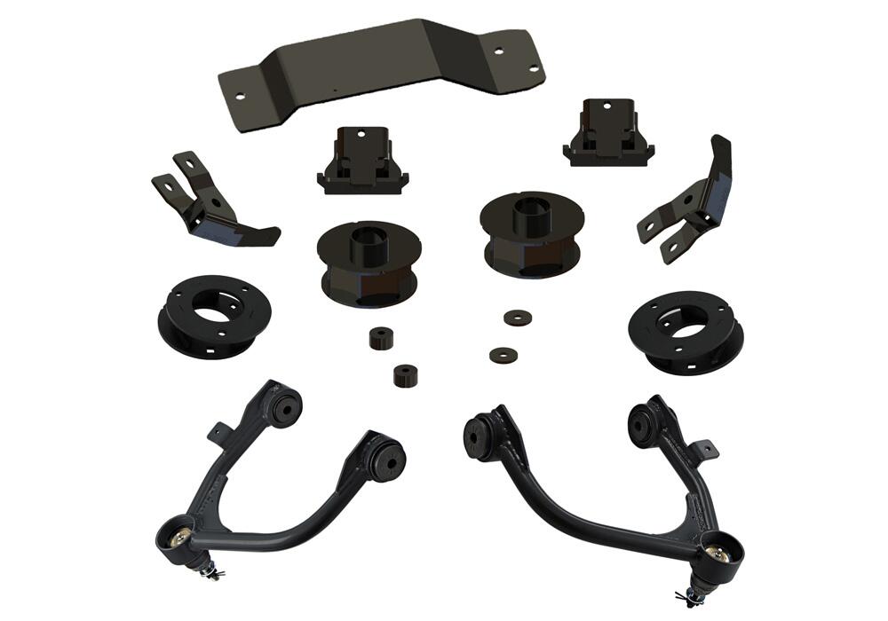 3.5 Inch Lift Kit 2007-2014 Chevy Tahoe and GMC Yukon 4WD with Cast Steel or Aluminum Control Arms Superlift