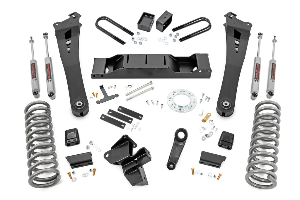 5 Inch Lift Kit Diesel AISIN w/ Clocking Ring Ram 3500 4WD (2019-2024) Rough Country