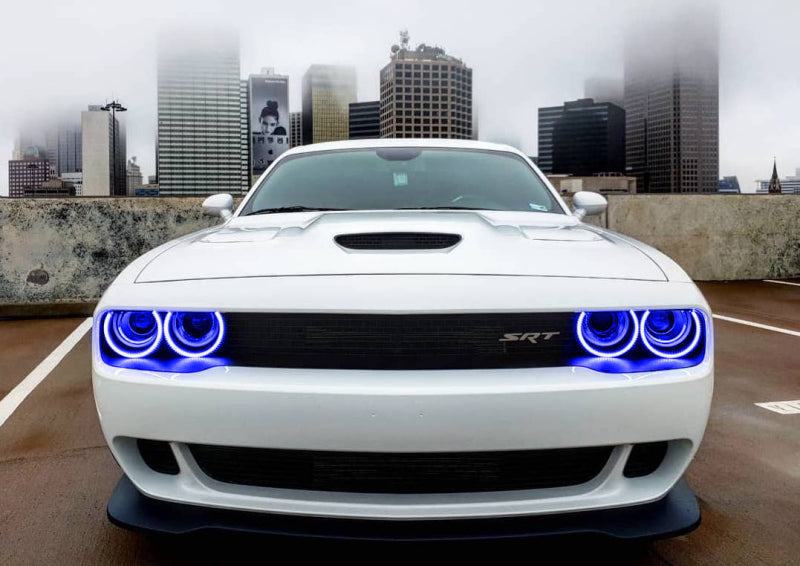 Oracle Dodge Challenger 15-21 LED Waterproof Halo Kit - ColorSHIFT