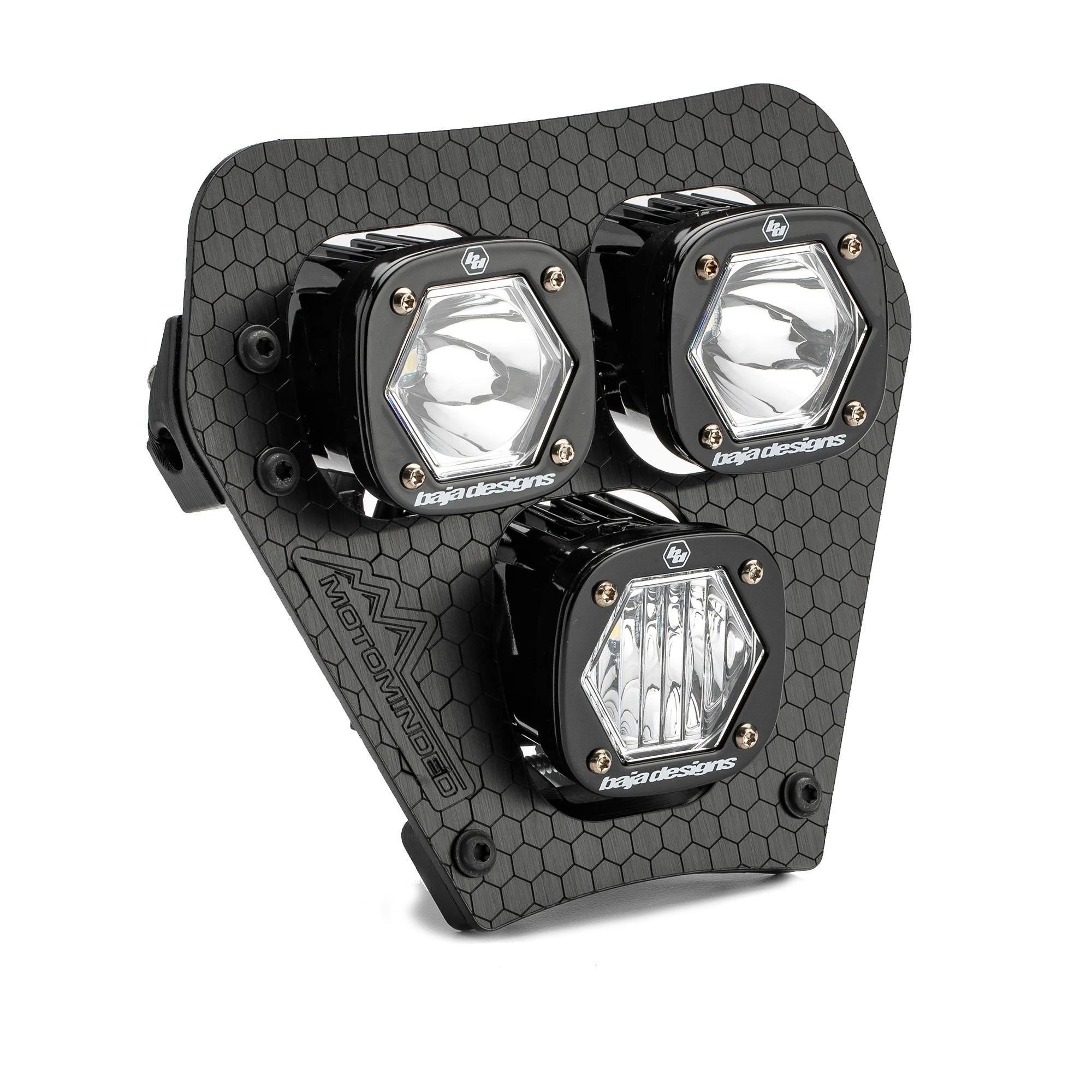 KTM Triple S1 Hydra (D/C) LED Headlight Kit 2024-Up KTM XCF-W, EC Baja Designs