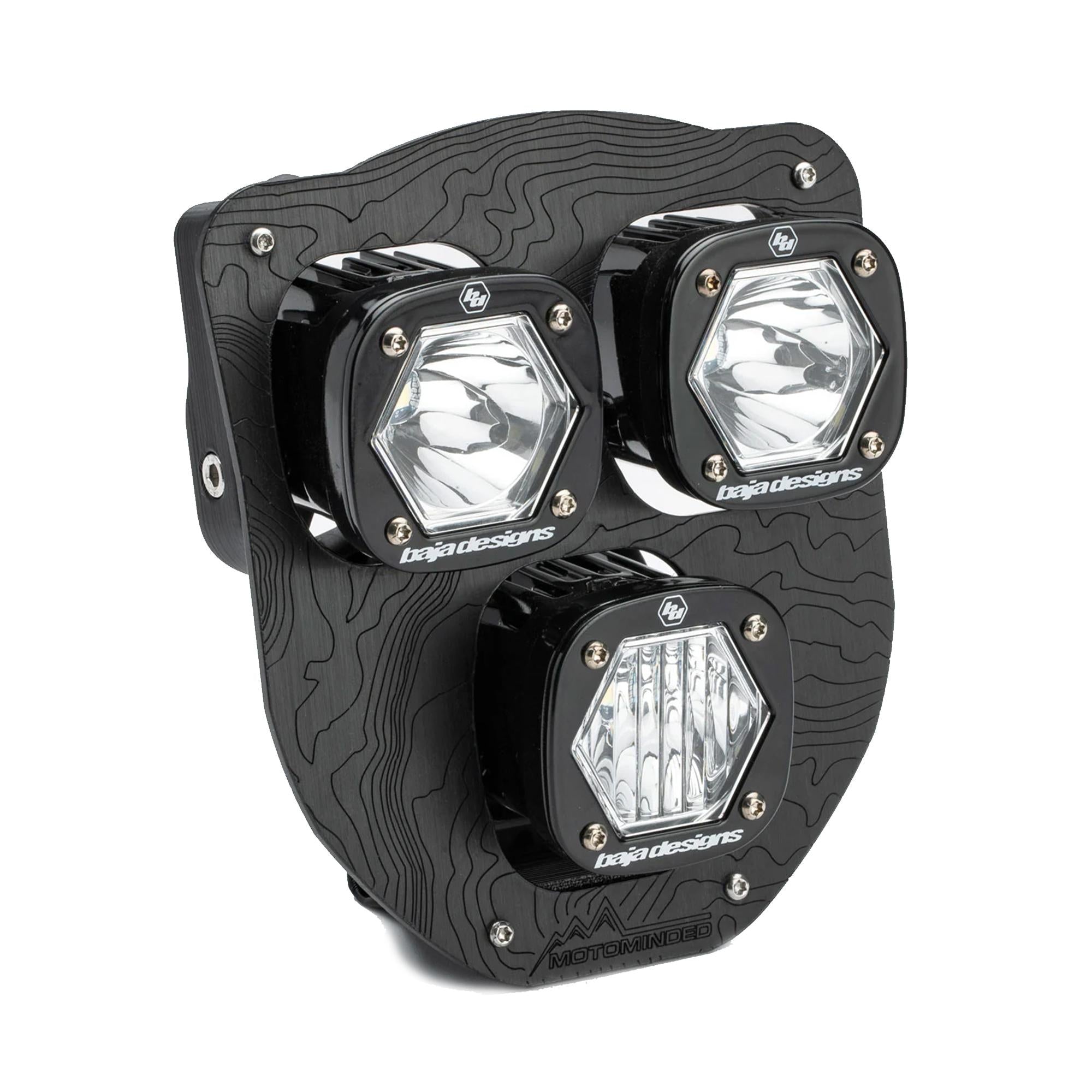 Husqvarna Triple S1 Hydra (D/C) LED Headlight Kit 2024-Up Husqvarna FE, TE Baja Designs