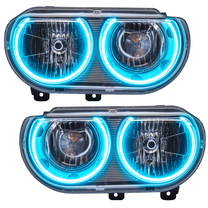 Oracle 08-14 Dodge Challenger SMD HL (Non-HID) - ColorSHIFT w/ Simple Controller