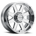 Raceline 940C Hostage 18x9in / 8x165.1 BP / 0mm Offset / 125.2mm Bore - Chrome Wheel