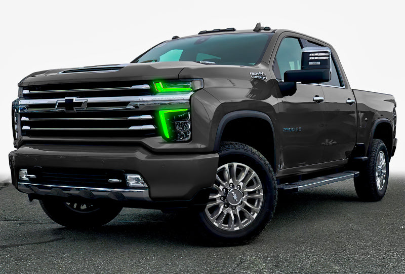 Oracle 20-21 Chevy Silv HD 2500/3500 RGB+W Headlight DRL Kit - w/ BC1 Controller