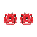 Power Stop 03-08 Infiniti FX35 Rear Red Calipers w/Brackets - Pair