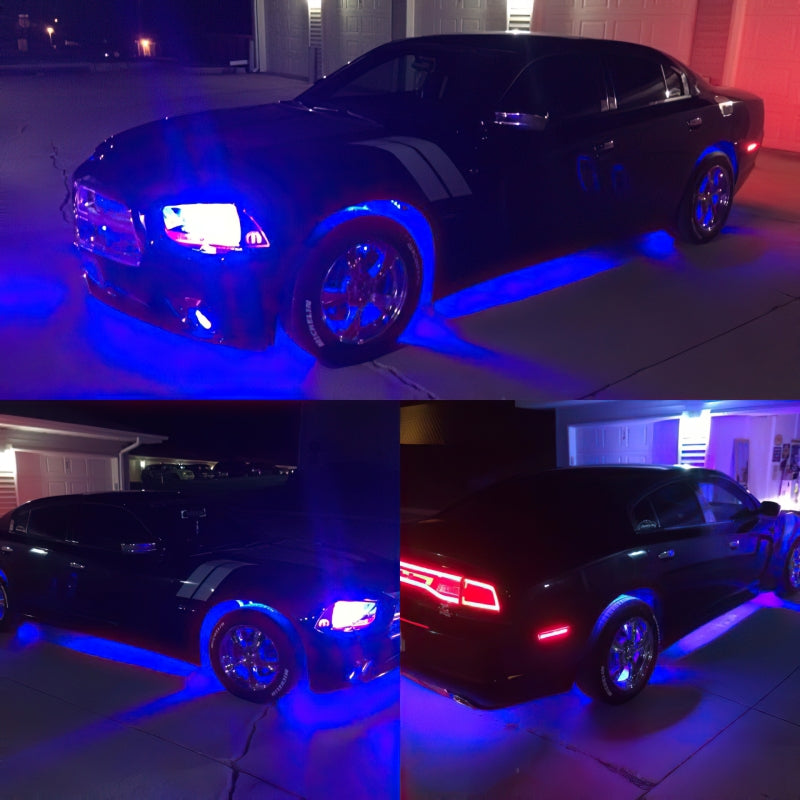 Oracle LED Illuminated Wheel Rings - Double LED - Blue