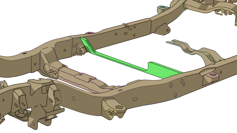 Rust Buster Front Frame Support Crossmember