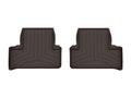 WeatherTech 2022+ BMW i4 M50 Rear FloorLiner - Cocoa (2pc Liner)