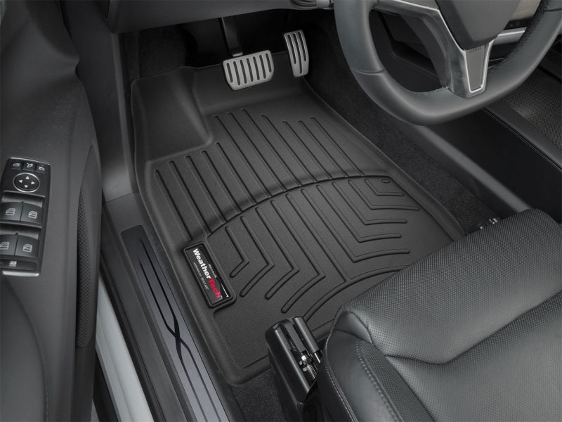 WeatherTech 2016+ Tesla Model X Front FloorLiner - Black