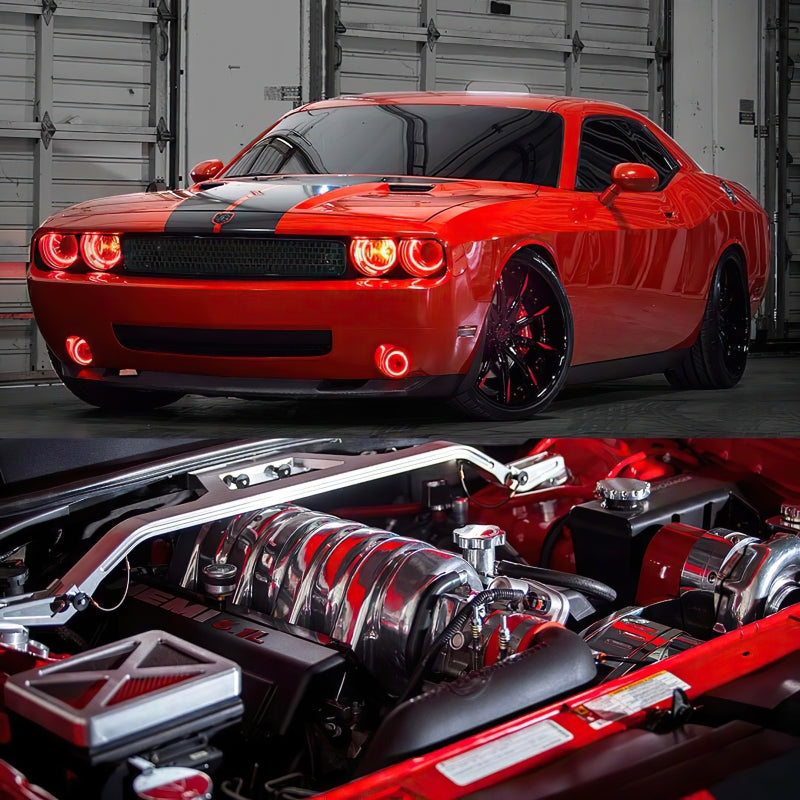 Oracle Dodge Challenger 08-14 Halo Kit (ProjectorHL) - ColorSHIFT