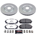 Power Stop 16-23 Jeep Cherokee Front Z36 Coated Truck & Tow Brake Kit
