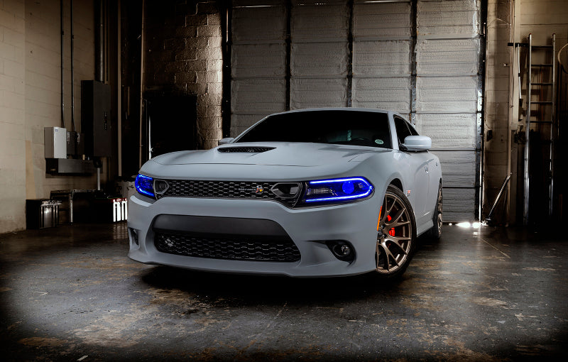 Oracle 15-21 Dodge Charger RGB+W DRL Headlight DRL Kit - ColorSHIFT w/ BC1 Controller