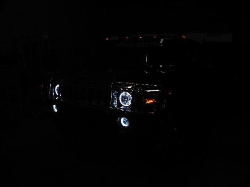 Oracle Hummer H2 03-10 LED Fog Halo Kit - White