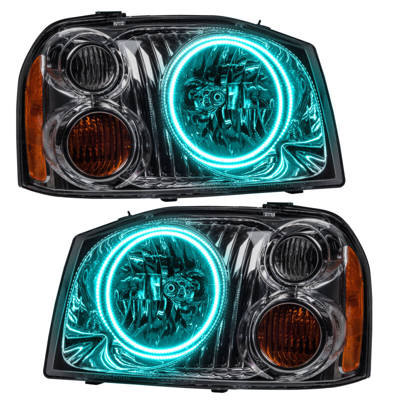 Oracle 01-04 Nissan Frontier SMD HL - Dual Halo - ColorSHIFT w/ 2.0 Controller
