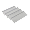 Westin/Brute 19inL x 3.5inH x 15inW Tray w/ 4 Silver Dividers - Yellow