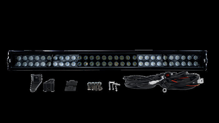 20 Inch Blackout Led Light Bar Combo Beam With Wire Harness Body Armor 4X4