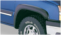 Black Extendafender Style Smooth Finish Front Fender Flares For 2003-2006 Silverado 1500 2007 Silverado 1500 Classic Bushwacker
