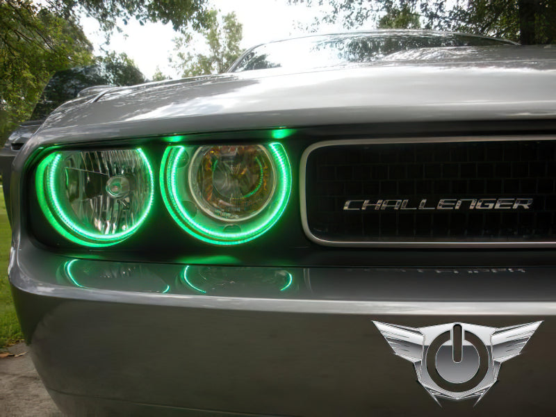 Oracle Dodge Challenger 08-14 Halo Kit (NonProjectorHL) - ColorSHIFT w/ Simple Controller