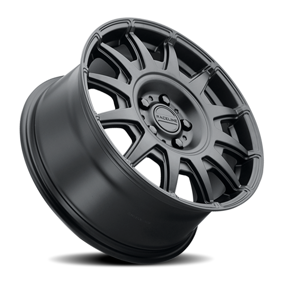 Aluminum Wheels 17x8 Aero 401B Satin Black Multi Spoke 40 Offset 5 on 100 Bolt Pattern 72.62 Bore Raceline