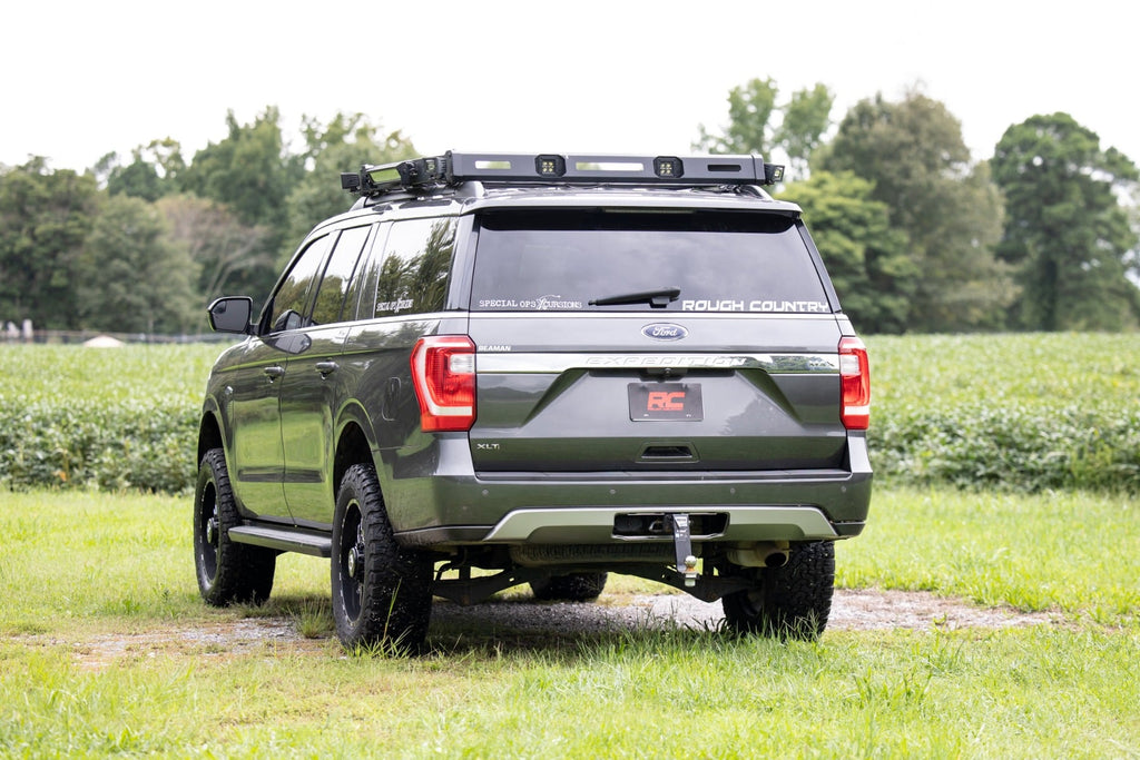 3 Inch Lift Kit UCA Red Ford Expedition 4WD (2018-2024) Rough Country
