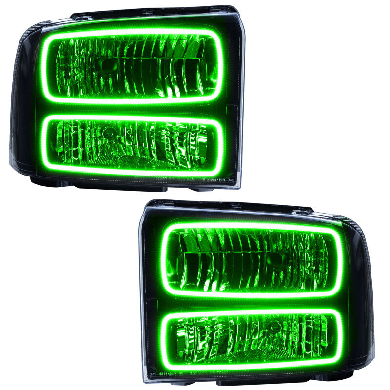 Oracle 05-07 Ford F-250/350 SMD HL - Black - ColorSHIFT w/ 2.0 Controller