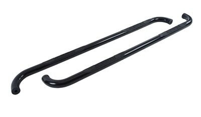 4000 Series SideSteps With Mounting Bracket Kit Powder Coat Black 1999-2013 Silverado/Sierra 1500/2500/3500 HD Go Rhino