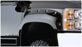 Black Cutout Style Smooth Finish 4-Piece Fender Flare Set For 2007-2013 Chevrolet Silverado 1500 Fits 69.3 Inch Bed Bushwacker