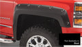 Pocket/Rivet Style Color Matched Black 4-Piece Fender Flare Set For 2016-2018 Silverado 1500 Fits 69.3 Inch Bed Bushwacker
