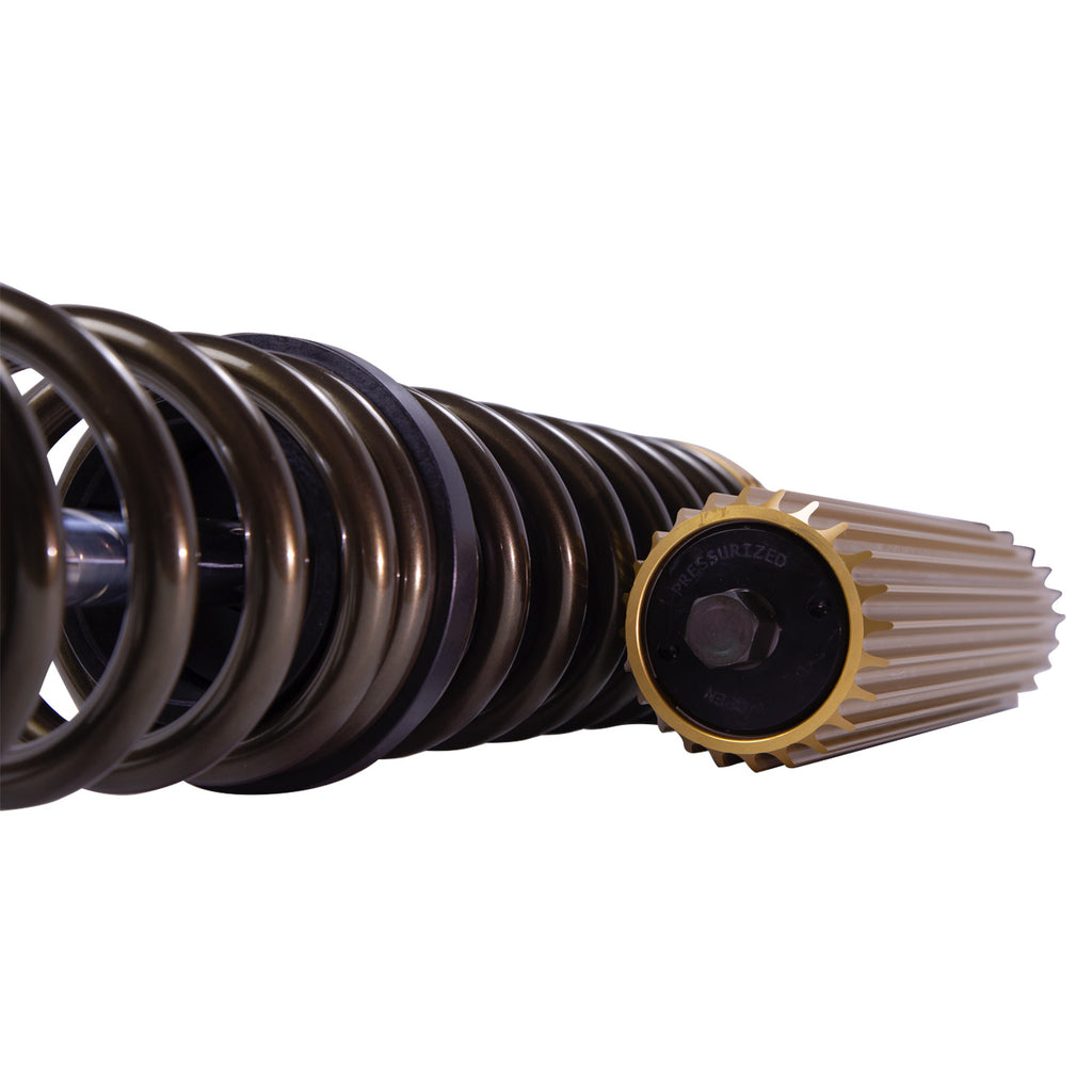 Suspension Shock Absorber and Coil Spring Assembly Monotube Front Right Can-Am Maverick X3 RS Turbo R Type III Hard Anodized Black Hawk Powersports Bilstein
