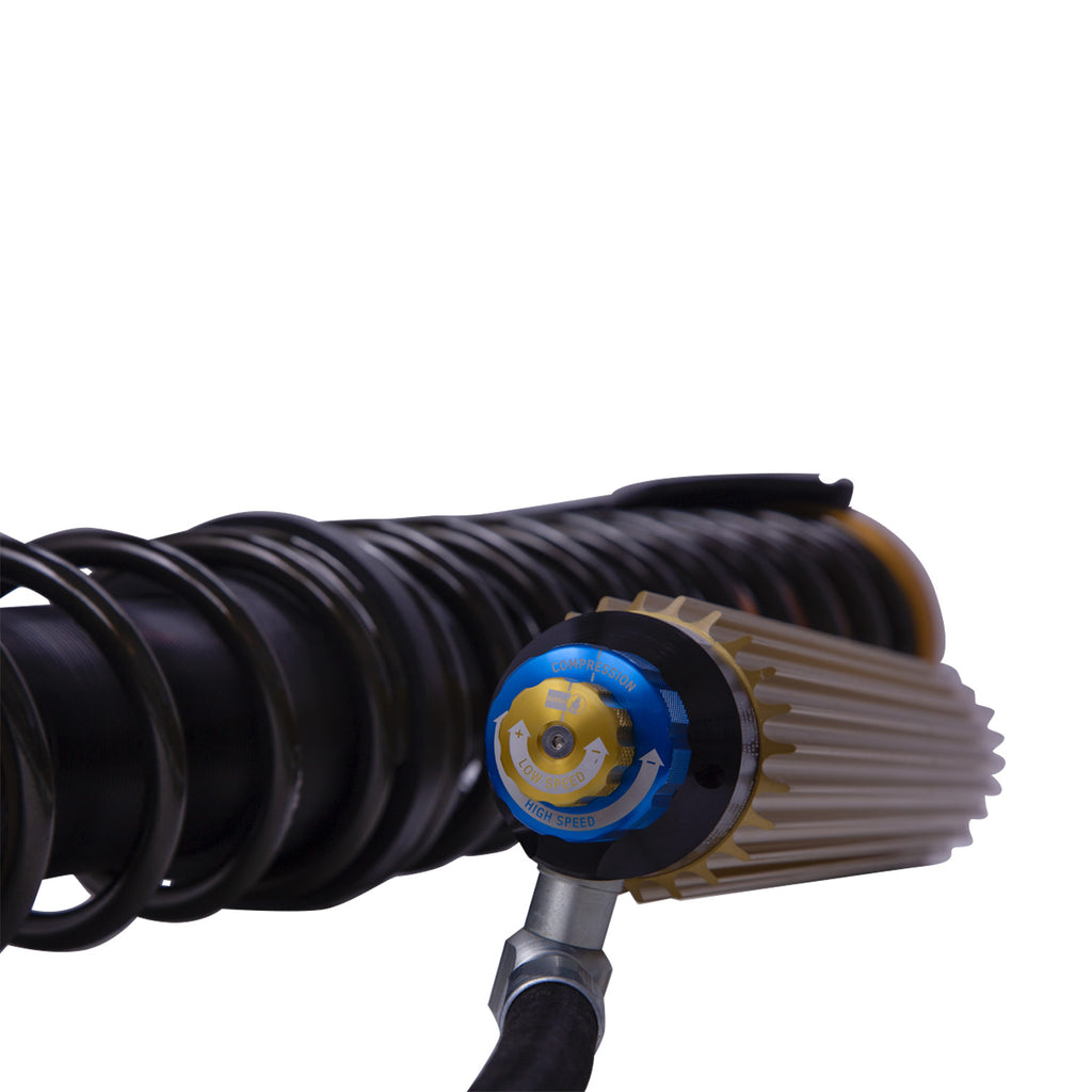 Suspension Shock Absorber and Coil Spring Assembly Monotube Rear Right Can-Am Maverick X3 RS Turbo R Type III Hard Anodized Black Hawk Powersports Bilstein