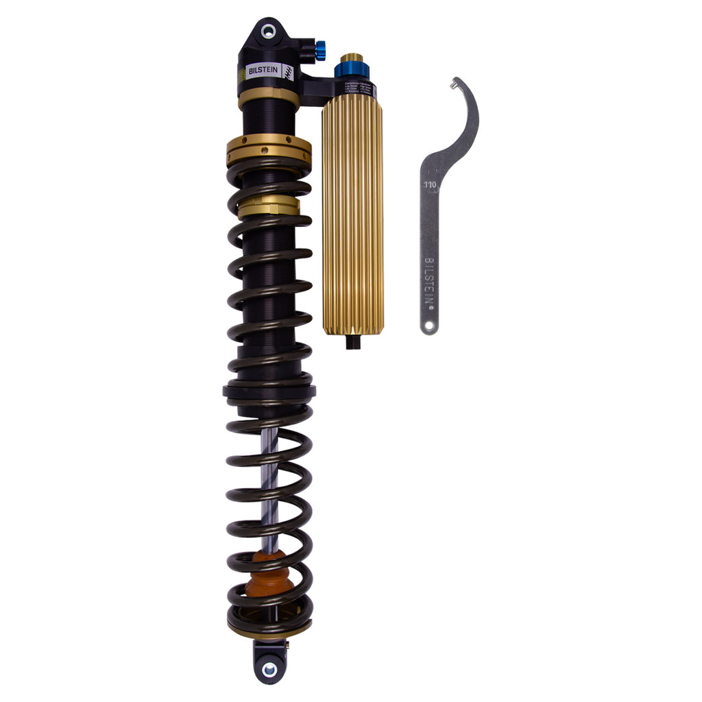 Suspension Shock Absorber and Coil Spring Assembly Monotube Front Right Can-Am Maverick X3 Max RS Turbo R Type III Hard Anodized Black Hawk Powersports Bilstein