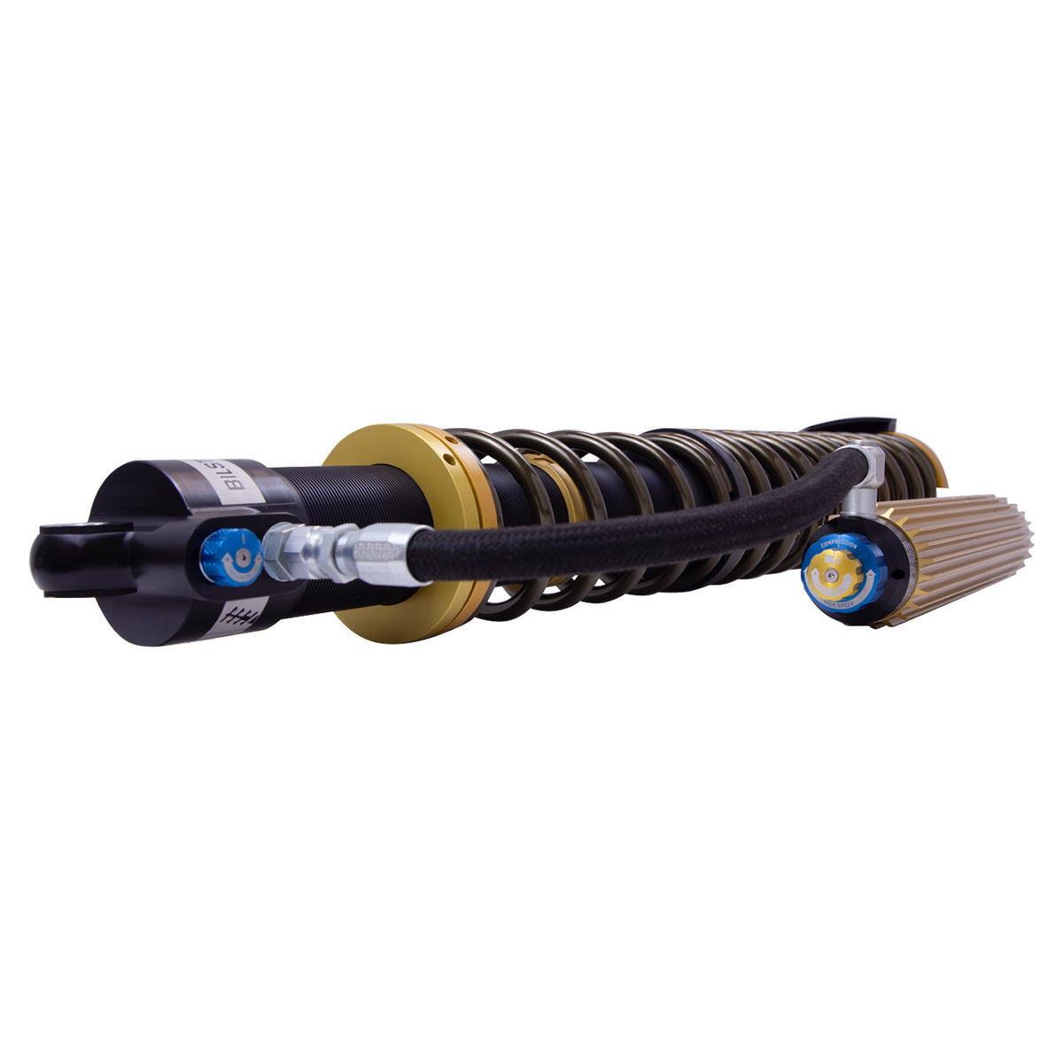 Suspension Shock Absorber and Coil Spring Assembly Monotube Rear Right Can-Am Maverick X3 Max RS Turbo R Type III Hard Anodized Black Hawk Powersports Bilstein
