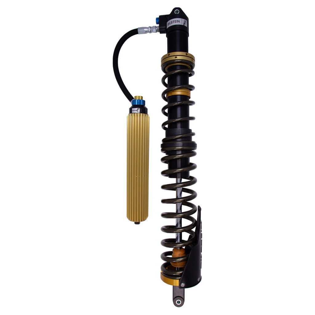 Suspension Shock Absorber and Coil Spring Assembly Monotube Rear Right Can-Am Maverick X3 Max RS Turbo R Type III Hard Anodized Black Hawk Powersports Bilstein