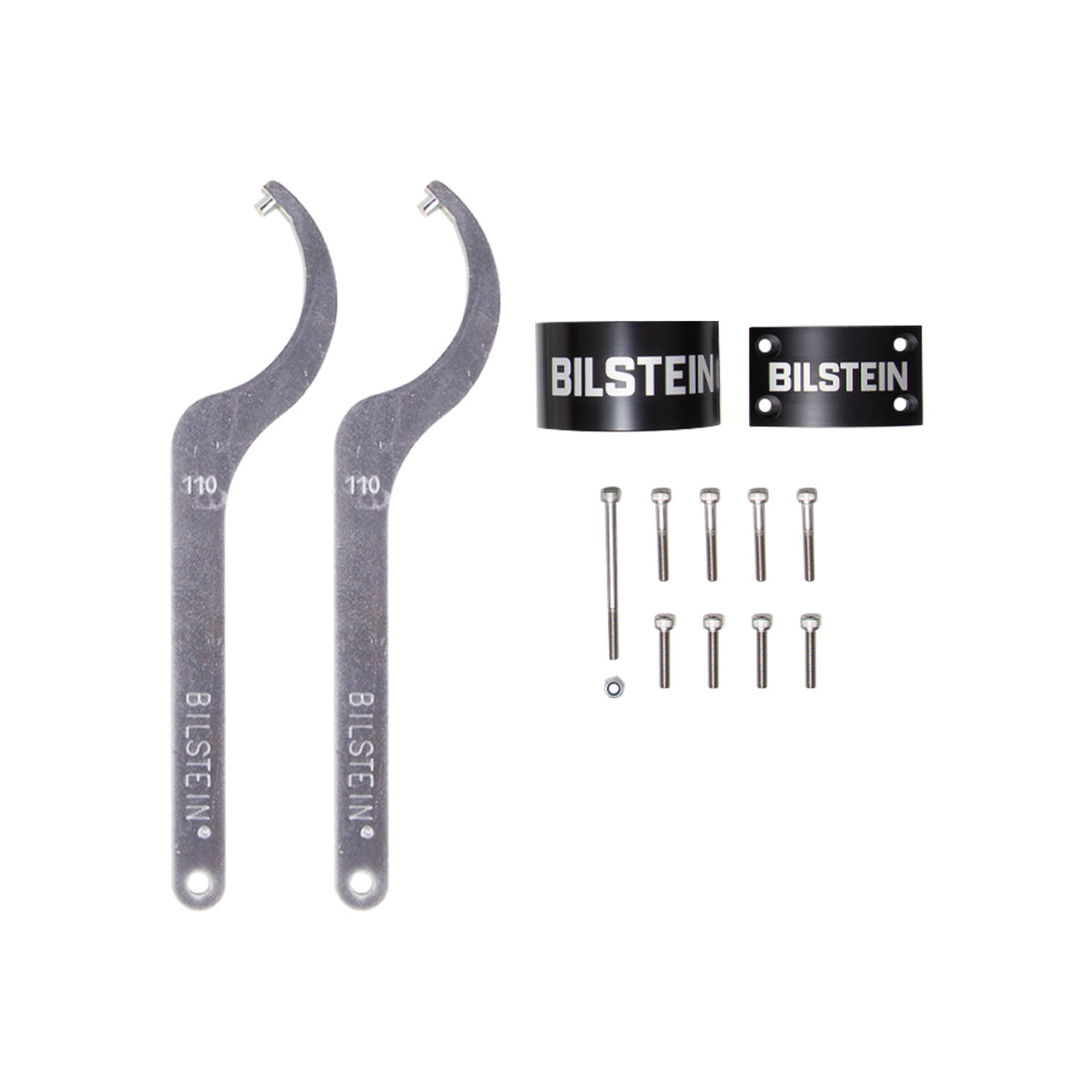 Suspension Shock Absorber and Coil Spring Assembly Rear Monotube Polaris RZR XP 4 1000 Black Hawk Powersports Bilstein